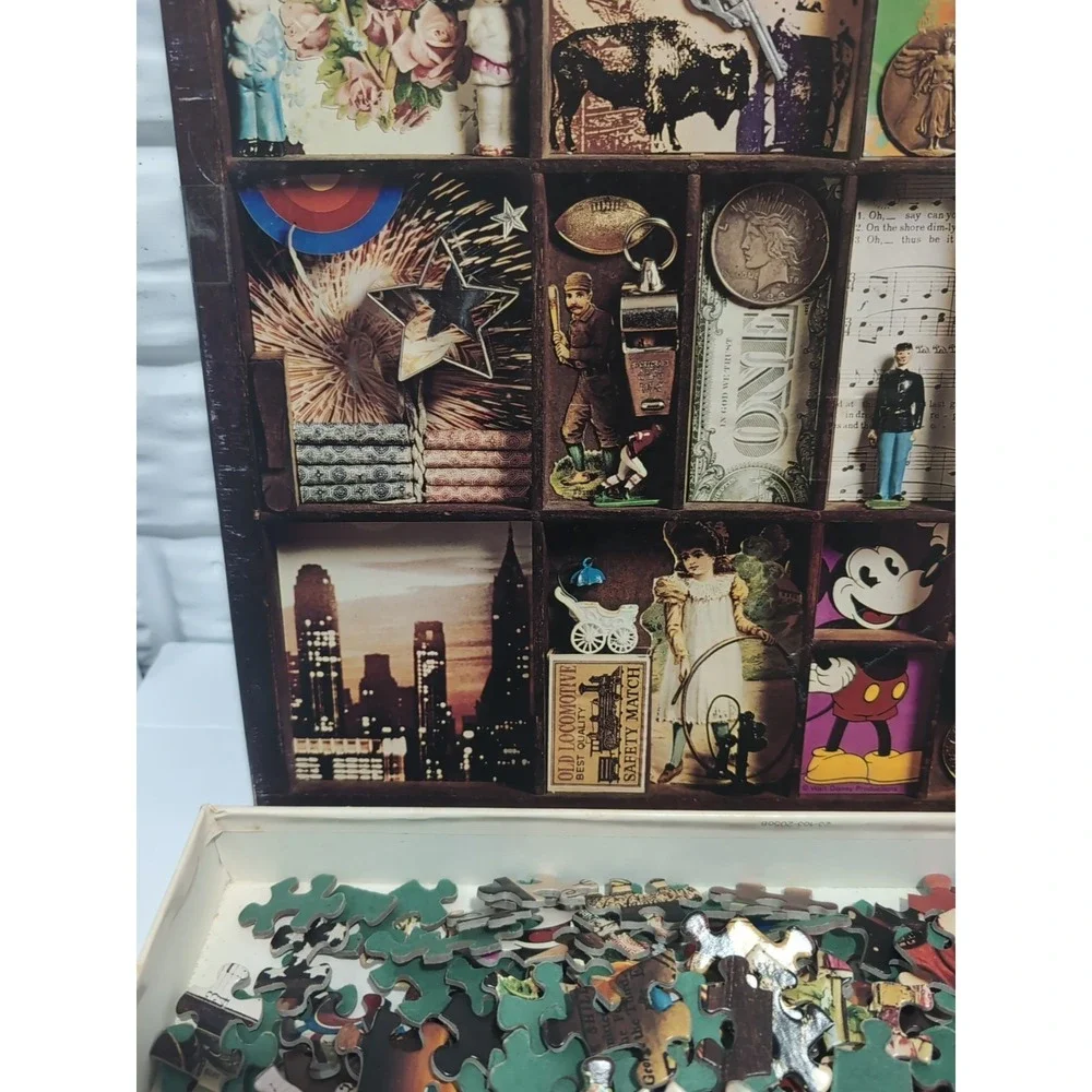 Vintage 1973 The American Spirit 500 Pc COMPLETE Puzzle, Springbok Jigsaw